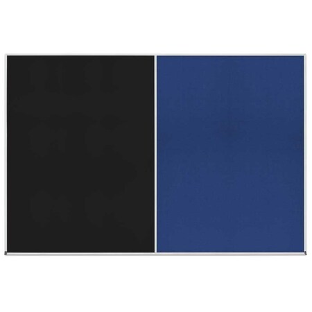 United Visual Products Enclosed Corkboard, 1 Door, 24"x36", 4" Fra UV3408-BLACK-KEYLIME